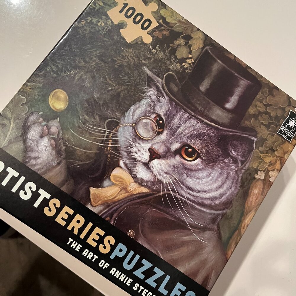 Puzzle - Cat Art by Annie Stegg Gerard (1000 pieces‎ / new) (hg/x)